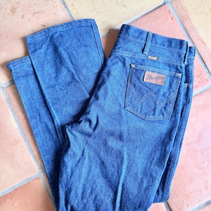 Vintage 1980’s Wrangler Jeans 38/32. Western Boot cut Retro Wrangler Men’s. USA. Cotton. 945HAY. Bild 1