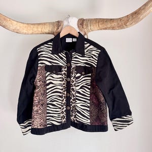 Vintage Zebra Jacket - Etsy
