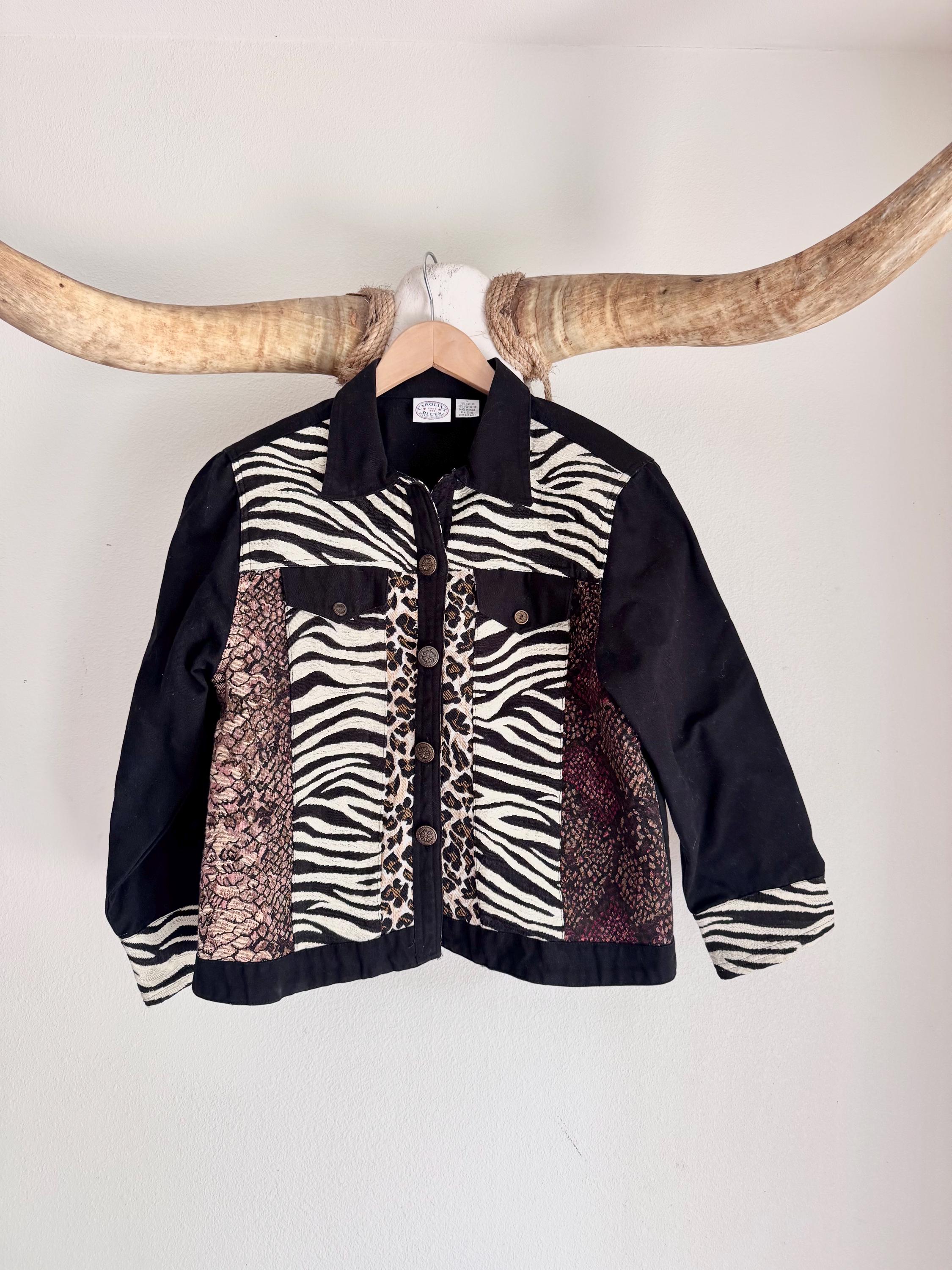 Vintage Zebra Jacket - Etsy