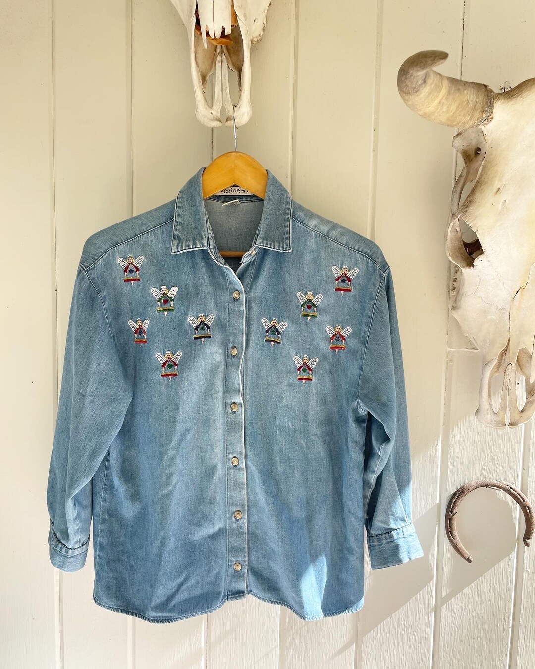VIP【関税送料無料】希少 PALM ANGELS MONOGRAM DENIM SHIRT VIP【関税送料無料】希少 PALM ANGELS MONOGRAM DENIM SHIRT