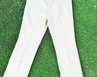 Vintage Wrangler 40X32 82KH Men’s Beige Polyester Pants Western. Western Beige Retro Wrangler Men’s.