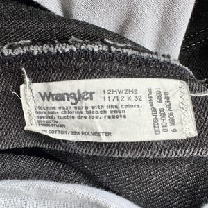 Vintage Black Wrangler Jeans 11/12 x 32. Western Retro Wrangler Men’s. Cotton/poly. 12MWZMS. bild 6