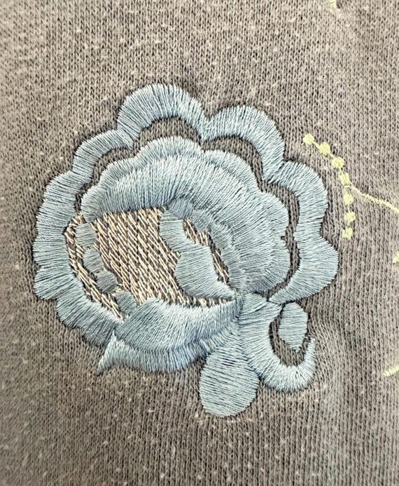 Vintage Basic Editions Granny Periwinkle Floral E… - image 4