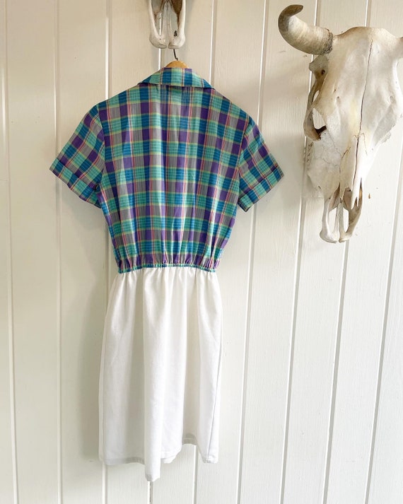 Vintage R.E.O. Originals Dress. Retro Checkered D… - image 2