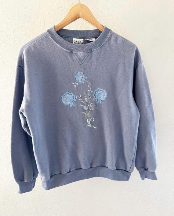 Vintage Basic Editions Granny Periwinkle Floral E… - image 2