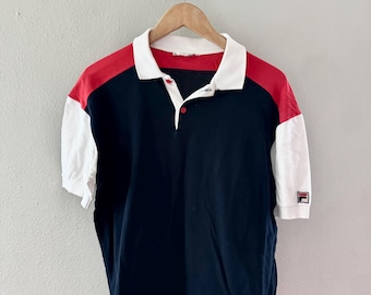 フィラ ヴィンテージ-Fila Vintage Polo White & Red フィラ ヴィンテージ-Fila Vintage Polo White & Red