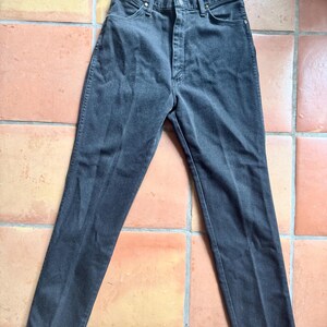 Vintage Black Wrangler Jeans 11/12 x 32. Western Retro Wrangler Men’s. Cotton/poly. 12MWZMS. bild 2