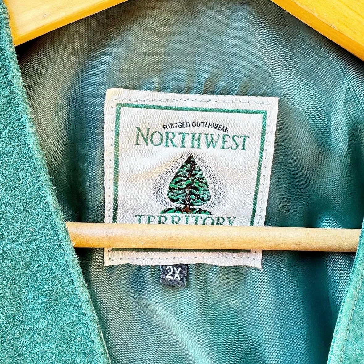 90's Rugged Outerwear Northwest Territory Plus Leather Snap