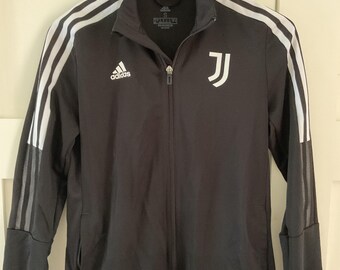 Adidas Juventus 21/22 Black Tracksuit With Zipper US Size Small
