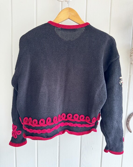 Vintage Amanda Smith Snap Button Embroidered Bead… - image 7