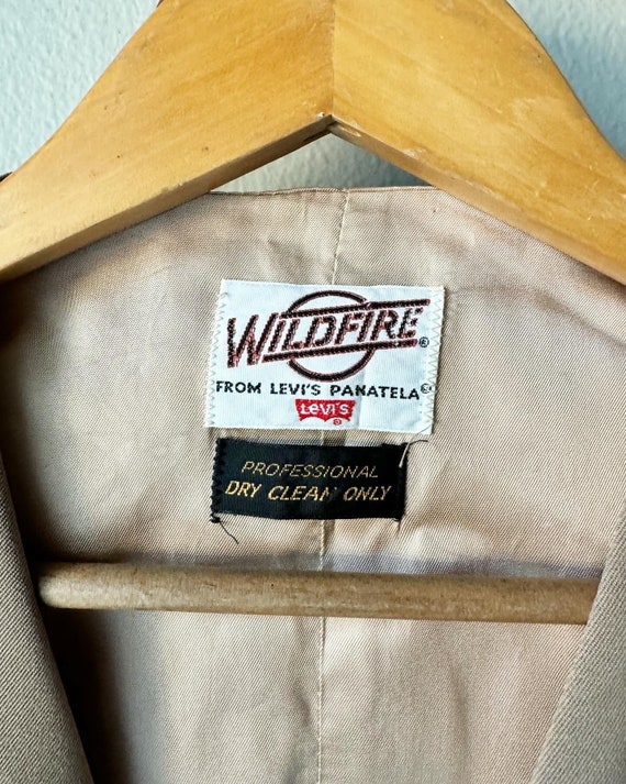 Vintage Men’s Beige Button Down Vest by Levi’s. W… - image 2