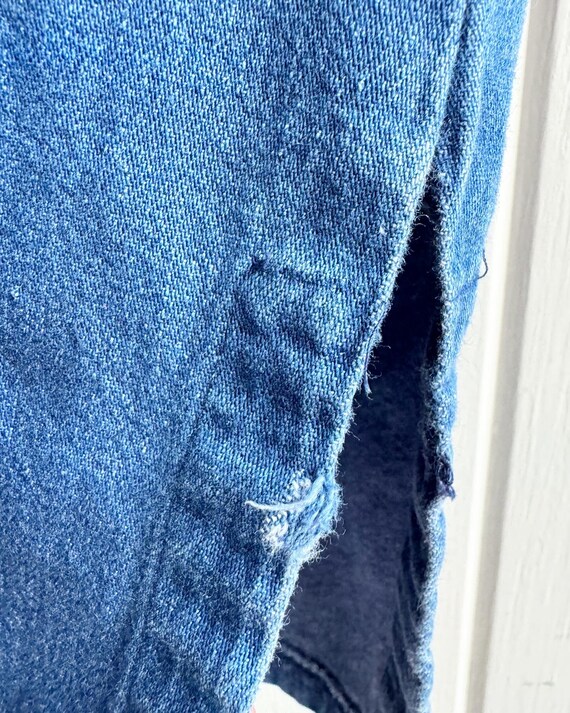 Unique Embroidered Denim Patchwork Brightly Cloth… - image 9