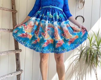 Lindy Bip 50s Fit Flare Size Rabbit Design Holly Hare