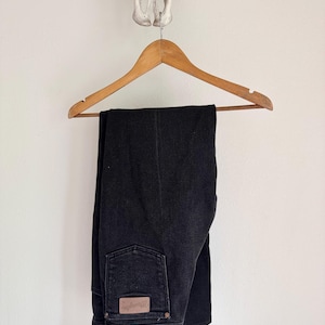 Vintage Black Wrangler Jeans 11/12 x 32. Western Retro Wrangler Men’s. Cotton/poly. 12MWZMS. bild 1