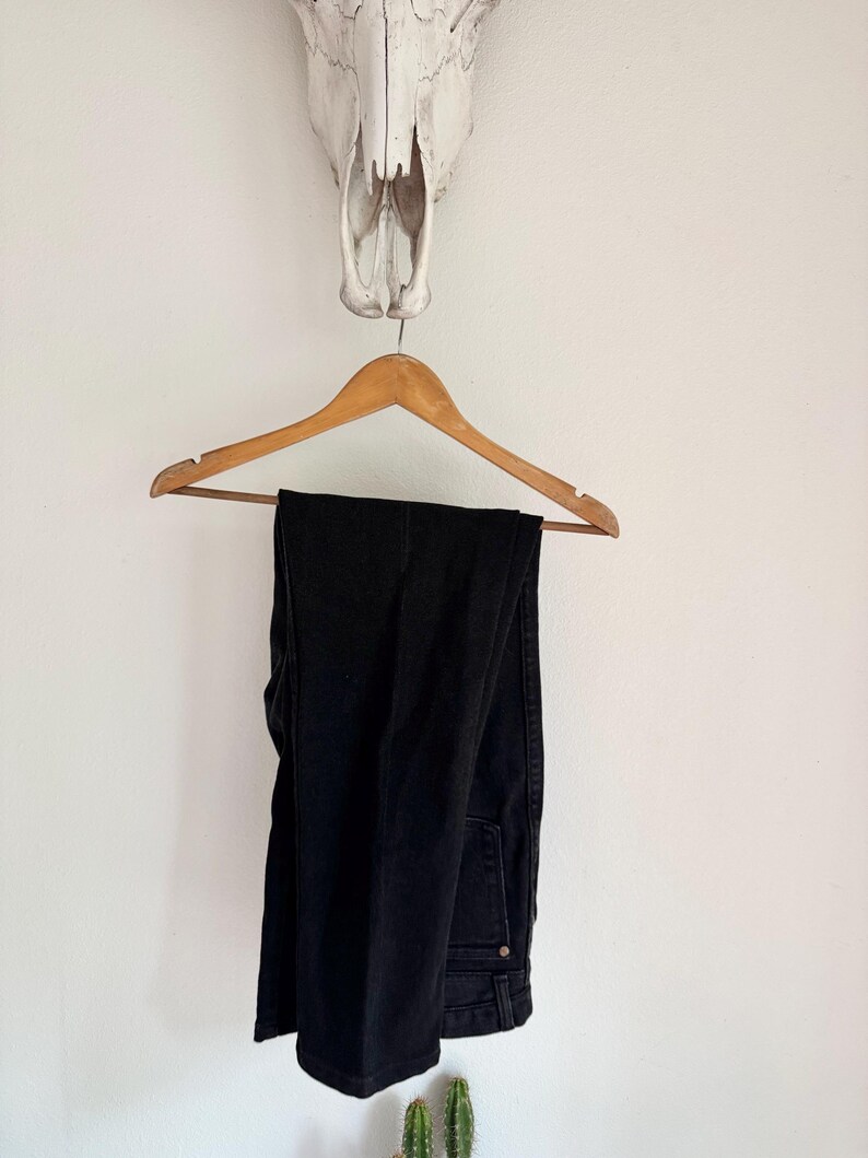 Vintage Black Wrangler Jeans 11/12 x 32. Western Retro Wrangler Men’s. Cotton/poly. 12MWZMS. bild 3