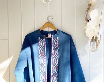 quilted cardigan jacket