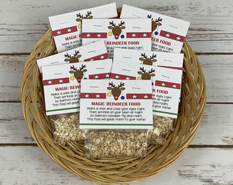 Magic Reindeer Food, Reindeer Food, Rudolph Food, Christmas Eve Gift, Christmas Eve Tradition