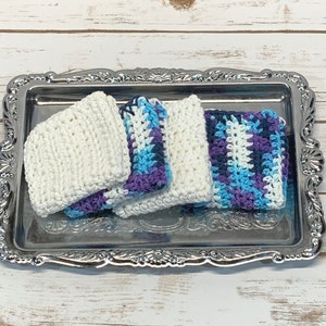 Crochet Dishcloth/Washcloth, 100% Cotton