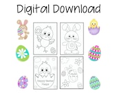 4 Printable Easter Coloring Pages, Coloring Pages, Printable Coloring Pages, Easter Bunny Crafts, Easter Activity