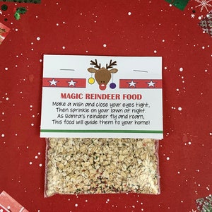 Magic Reindeer Food Reindeer Food Rudolph Food Christmas - Etsy