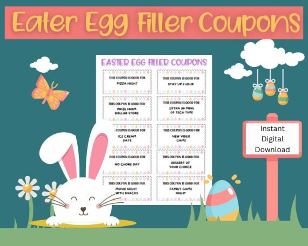 Easter Egg Filler Coupons Easter Egg Fillers Egg Fillers for