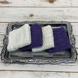 Crochet Dishcloth/Washcloth, 100% Cotton