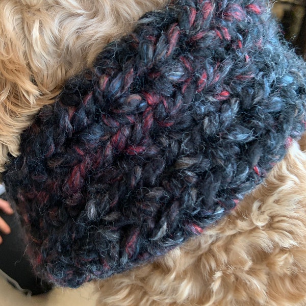 Winter Dog Cowl, Winter Dog Scarf, Crochet Cowl for Dogs, Crochet Dog Scarf, Winter Dog Clothes