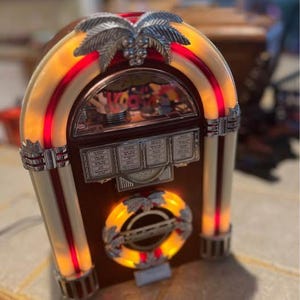 Winston Jukebox Tabletop Light Up Vintage