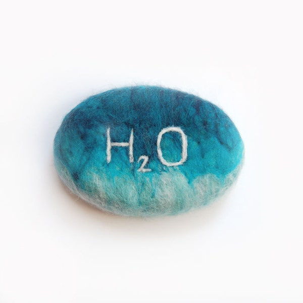 MADE TO ORDER Felted Soap  H2O ( White Tea and Ginger )