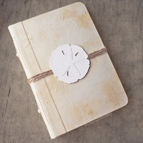 Beach Wedding Guest Book Sand Dollar Seaside Wedding Album Etsy