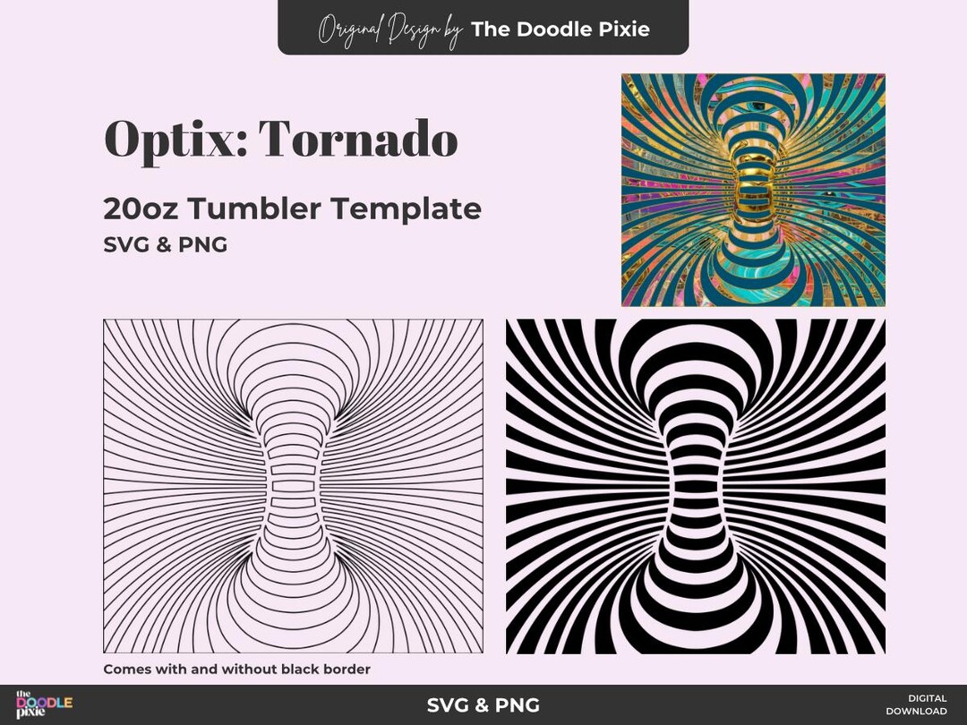 Template Optix Optix Tornado 20oz Skinny Tumbler Template, Glitter Burst Template, SVG ...