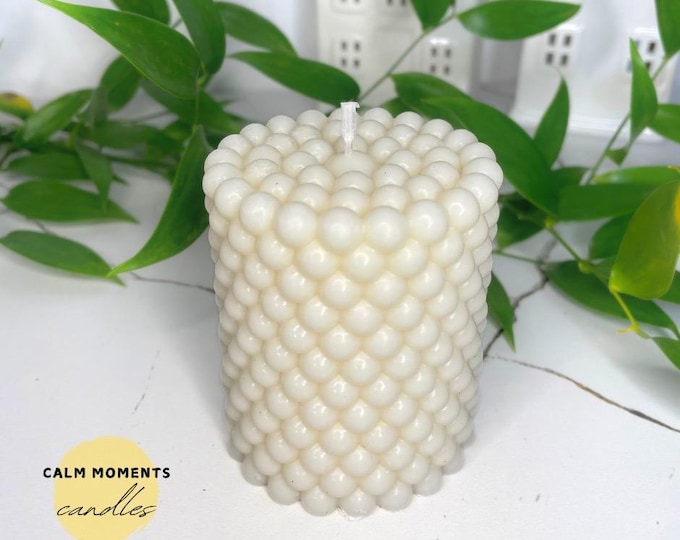 Minimalist Soy Wax Candle: Aromatherapy in a Stylish Cylinder - Elevate Your Atmosphere