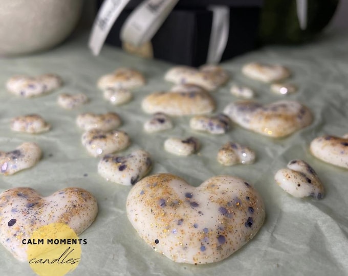 Glittery Fresh Watermelon Scented Bliss: Handmade Soy Wax Melts for Summer Vibes