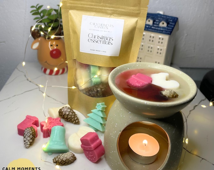 Christmas Soy Wax Melts Gift Set | Festive Holiday Scents