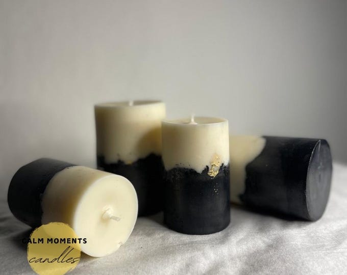 Chic Concrete Soy Candle: Handcrafted Modern Decor Piece
