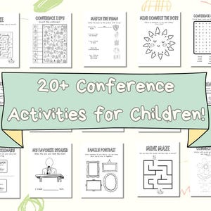 20+ Children&#39;s Activity General Conference Mega Bundle - Church of Jesus Christ - LDS - Printable