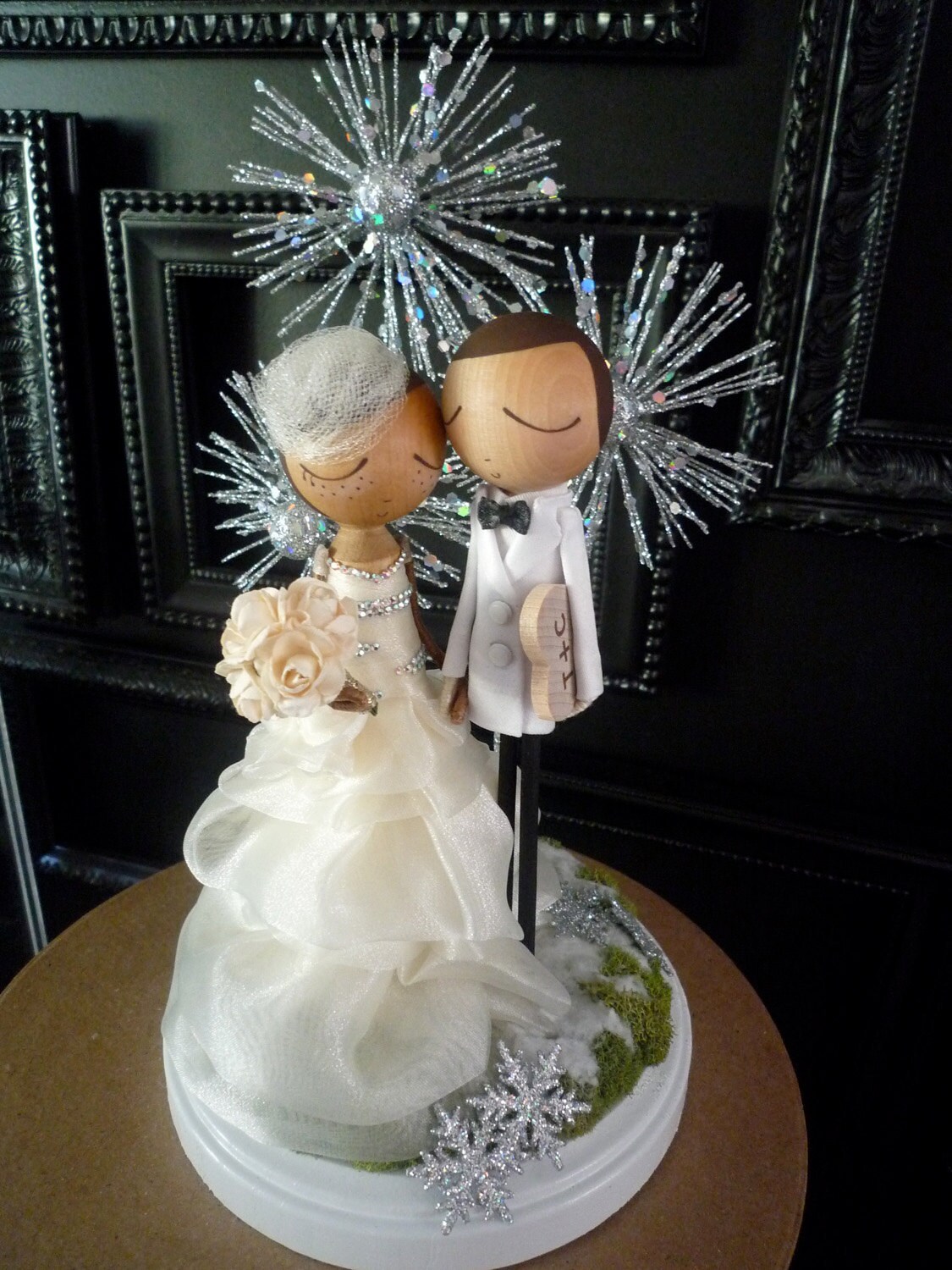 etsy custom wedding cake topper
