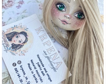 Cloth Doll Face Painting Tutorial – Step-by-Step PDF Guide for Makers (Digital Download)