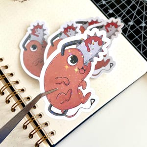Pochita Holo Sticker