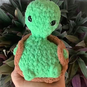 Amigurumi Crochet cheeky turtle