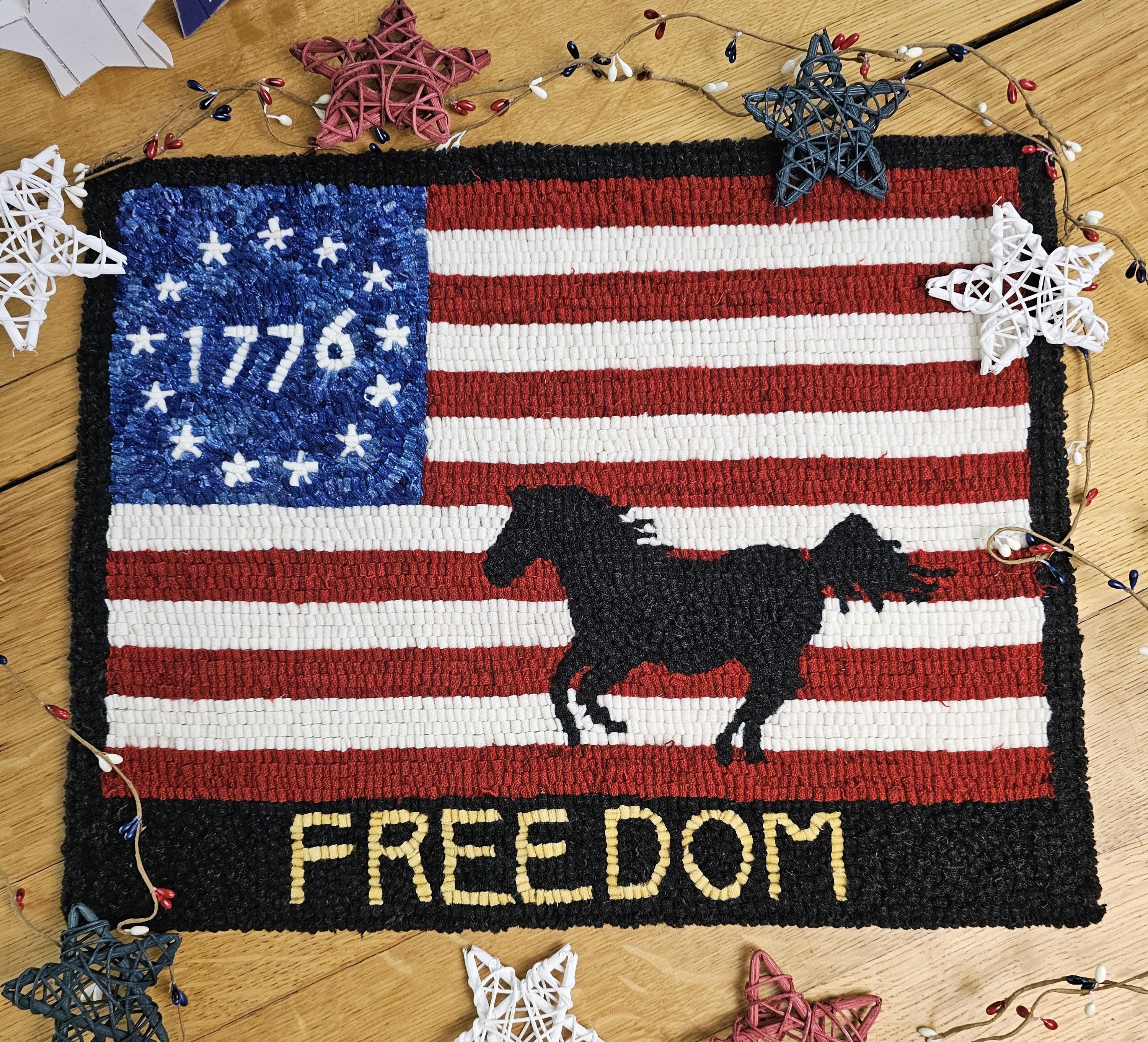 Patriotic Freedom Horse. This is a Paper Pattern Only. - Etsy