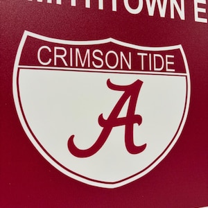 Custom College Road Sign: Regular Size image 6