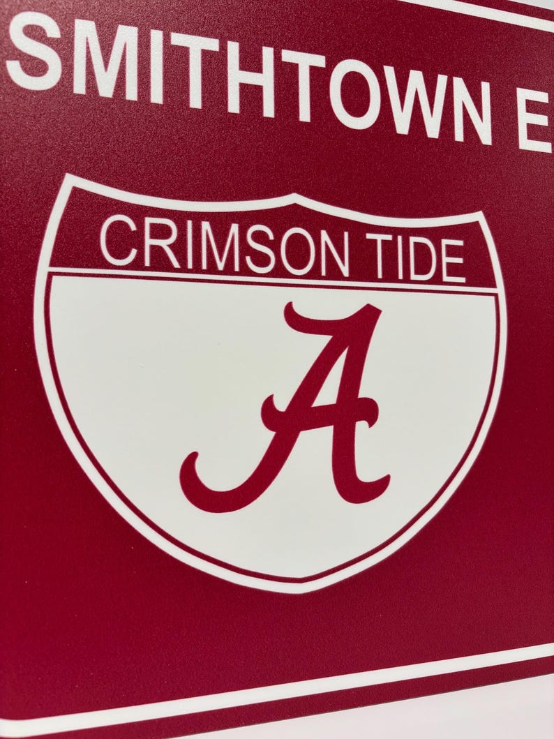 Custom College Road Sign: Regular Size image 6