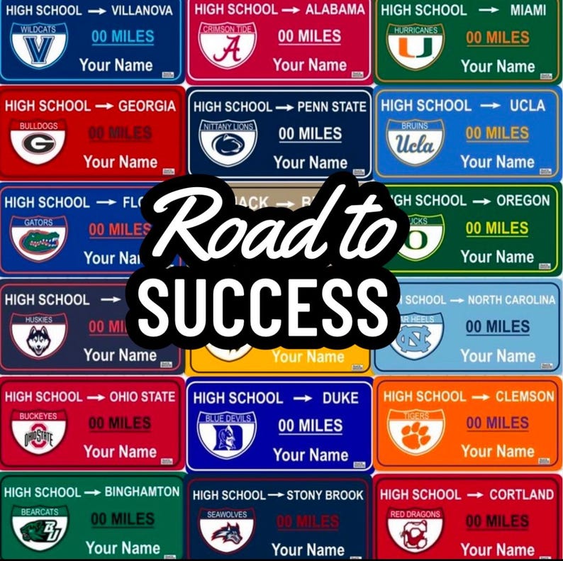 Custom College Road Sign: Regular Size image 11