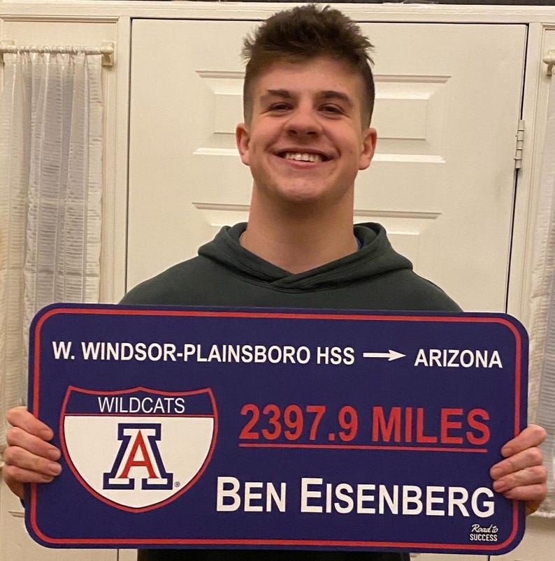 Custom College Road Sign: Regular Size image 7
