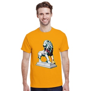 Proud Majestic Lion T-Shirt | Animal Spirit Tee | Gift for Lion Lovers |St. Mark Lion