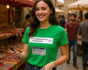 Lustiges 'End of Internet' T-Shirt: Surfing Enthusiast Tee
