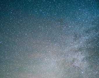 Starry Sky Wall Art Printable - Stars Only Night Sky - Minimalist Celestial Decor
