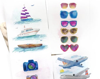 Travel Illustration Cards and Prints