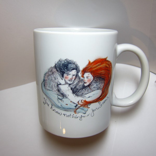 Game of Thrones Jon Snow and Ygritte 11oz mug